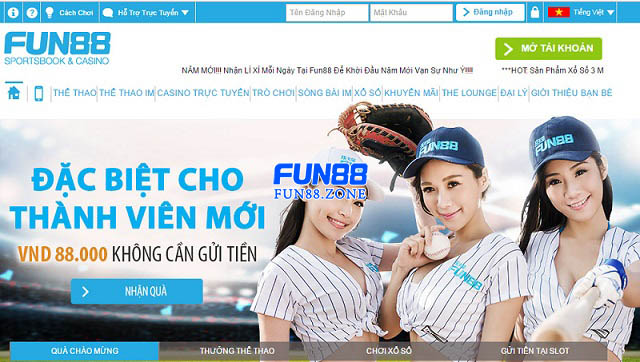 Fun88 là nhà cái hàng đầu Châu Á