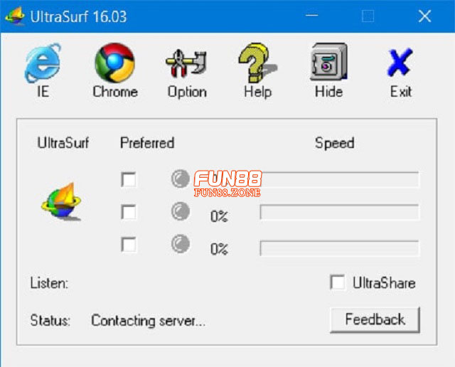 Sử dụng phần mềm fake IP để kiểm tra chính xác Fun88 có bảo trì hay không?