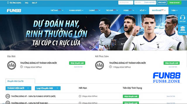 Các loại kèo phụ khác mà Fun88 cung cấp khá đa dạng