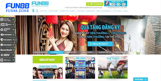 Fun88 thường xuyên tặng thưởng cho các thành viên