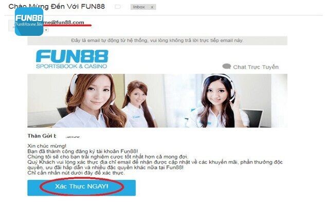 Lưu ý khi liên hệ Fun88 bằng email