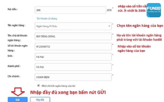 Các bước rút tiền đơn giản dễ làm dành cho tân thủ